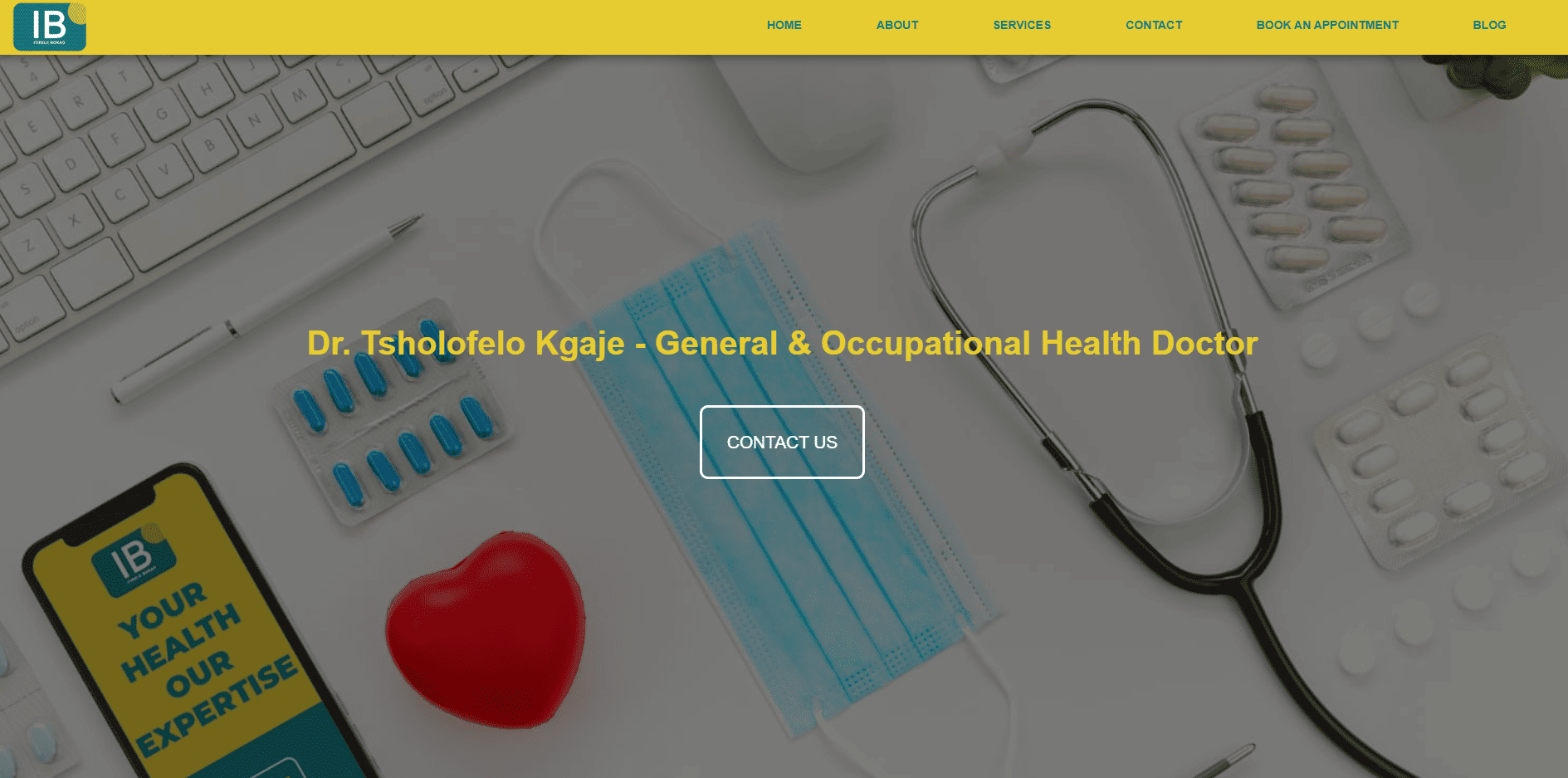 Dr T D Kgaje's landing page